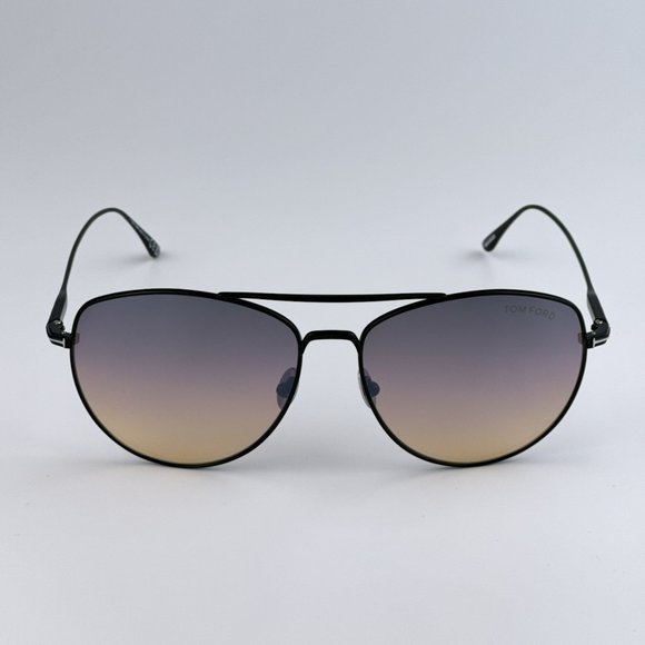 Tom Ford FT0784/S Milla 01C BRAND NEW Sunglasses Black Grey Mirror Pilot Unisex - Picture 10 of 15
